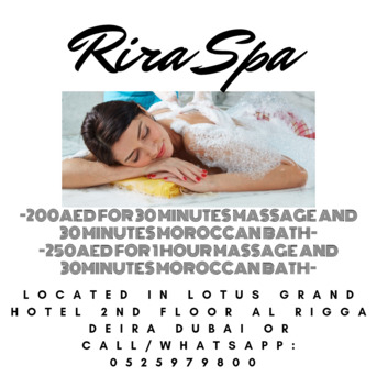 Al Rigga, Health, Rira Spa Offer 3/27/2026