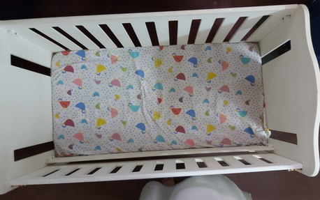 Riyadh, Furniture, SAR 350,  Full Size Baby Cot With 2 X Drawers