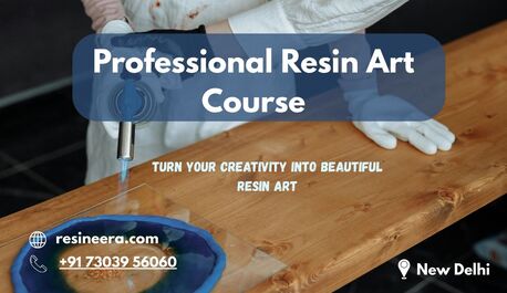 New Delhi, Lessons Offered, Professional Resin Art Course For Beginners And Artists