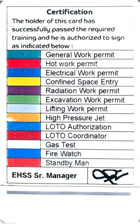 Jubail Industrial City, Job Seekers, Electrical Foreman