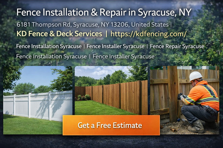 New York, Construction, Fence Installation In Syracuse, NY