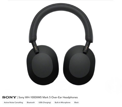 Jubail, Electronics, SAR 949,  Sony WH-1000XM5 Mark 5