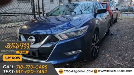 New York, Vehicles, Cars & Trucks , USD 8888,  Nissan Maxima,  2017,  Automatic,  27036 KM,  FOR SALE!   3.5 S &ndash; 168K Hwy Miles