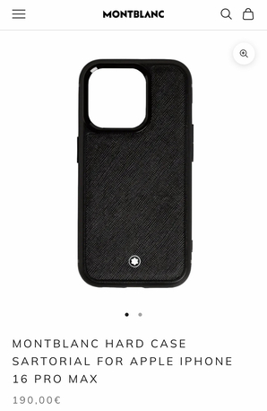 Al Masiaf, Mobile Phones, SAR 3650,  Apple IPhone 16 Pro Max - Desert Titanium - 256GB W/ MONTBLANC ORIGINAL CASE