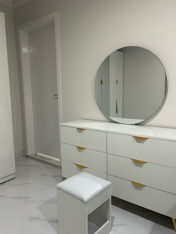 Riyadh, Furniture, SAR 1500,  ELEGANT HOME FURNITURES FOR SALE/ MIRROR/ WARDROBE/COT AND BED/FRIDGE/DRESSING TABLE-