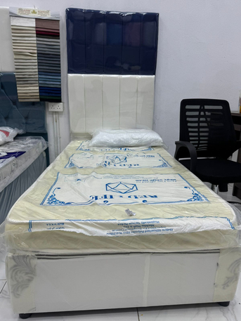 Jeddah, Furniture, SAR 280,  New Single Bed With Medicated Mattress