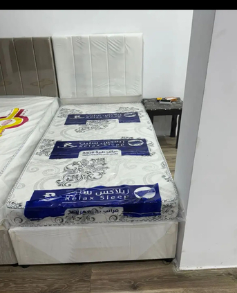 Jeddah, Furniture, SAR 280,  New Single Bed With Medicated Mattress