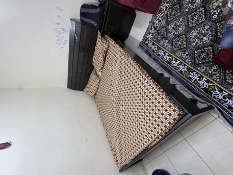 Khobar, Furniture, SAR 450,  Double Bed For Sale With Mattress