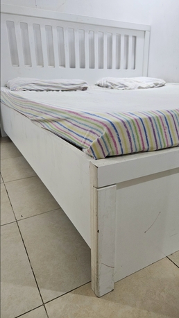Al Malaz, Furniture, SAR 250,  King Size Bed Frame (185x195) &ndash; 250 SAR + Optional Free Mattress