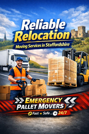 London, Household, Reliable Relocation Moving Services In Staffordshire | Emergency Pallet Movers