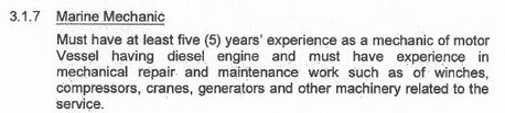 Dammam, Jobs, Urgent Requirement For Marine Mechanic