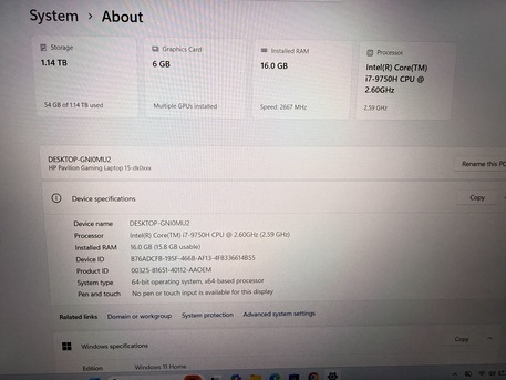 Al Hamra, Computers, SAR 2500,  Hp Pavilion Gaming High Performance Laptop