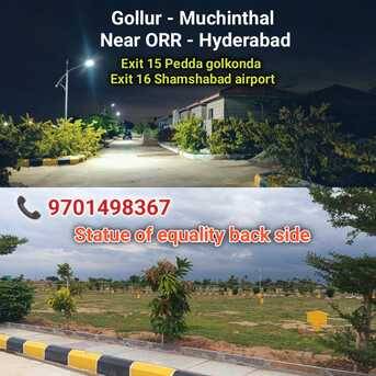 Hyderabad, Residential Plots, Rup 28999,  250 Sq. Yard,  Plots For Sale In Gollor Hyderabad 9701498367