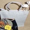Premium Striped Jute Gift Bags For Stylish Gifting