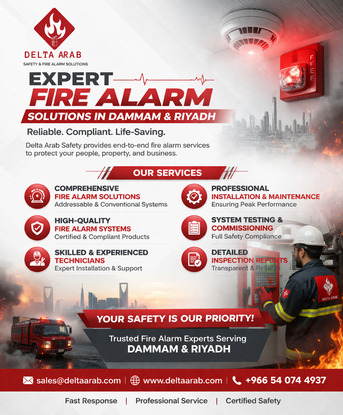 Dammam, Technical, Fire Alarm System, Supply, Installation And Maintenance Services In Dammam & Riyadh.