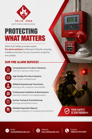 Dammam, Technical, Fire Alarm System, Supply, Installation And Maintenance Services In Dammam & Riyadh.