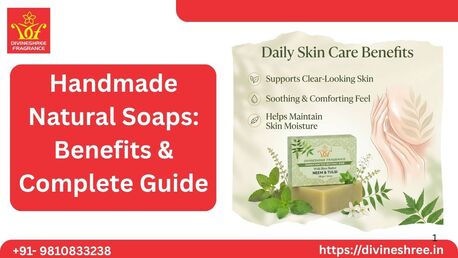 New Delhi, Appliances, INR 260,  Handmade Natural Soaps: Benefits & Complete Guide