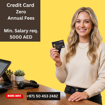 Dubai, Free Items, Best Credit Card In UAE - Zero Annual Fees | Min. Salary Required 5000 AED