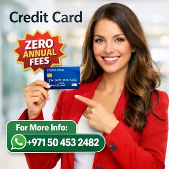 Dubai, Free Items, Best Credit Card In UAE - Zero Annual Fees | Min. Salary Required 5000 AED