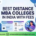 Best Distance MBA Colleges In India With Fees