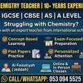CHEMISTRY CLASSES FOR IGCSE, CBSE, AS & AL