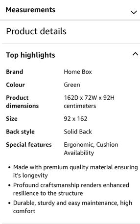 Riyadh, Furniture, SAR 350,  Good Condition Home Center Sofa