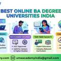Best Online BA Degree Universities India