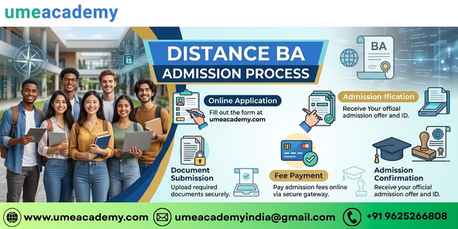 Noida, Lessons Offered, Distance BA Admission Process