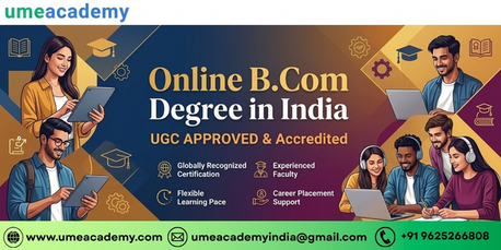 Noida, Lessons Offered, Online B.Com Degree India UGC Approved