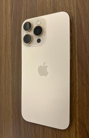 Riyadh, Mobile Phones, SAR 3600,  IPhone 16 Pro Max - 256GB - Desert Titanium - Under Warranty For Sale