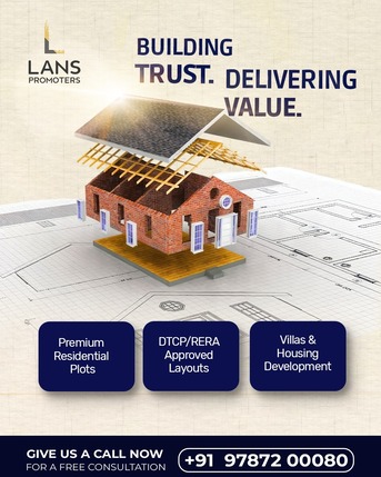 Coimbatore, Real Estate For Sale, INR 100,  2 BR,  Premium 2 & 3 BHK Wellness Villas For Sale In Coimbatore | Lans Promoters