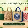 INR 100,  Go Green With Stylish Jute Bags