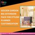 USD 15,  Golden Garden Big Extension Pack For Stylish Planner Customization