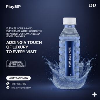 New Delhi, Food, Bulk Custom Water Bottles & Beverages Supplier | PlaySip