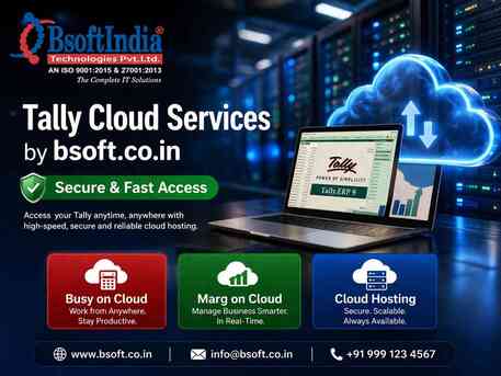 New Delhi, Marketing, Tally Cloud Services By Bsoft.co.in | Secure & Fast Access