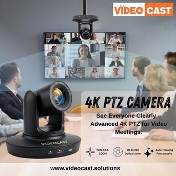 Dubai, Electronics, AI-Powered 4K PTZ Camera For Smart Video Conferencing Solutions