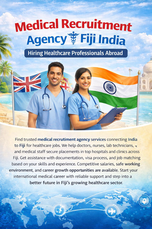 Mumbai, Graphic Design, Medical Recruitment Agency Fiji India