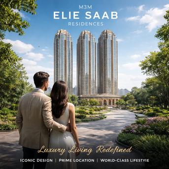 Haryana, Apartments/Houses, 4350 Sq. Meter,  M3M Elie Saab Floor Plan: Premium High-Rise Apartments