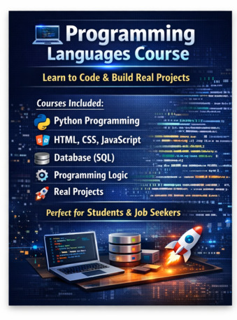 Riyadh, Lessons Offered, Programming Course &ndash; Python, Web Development, SQL &ndash; Online Training