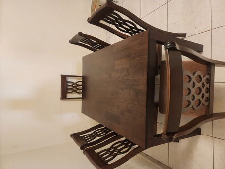 Al Jubail Al Balad, Furniture, SAR 800,  6 Seater Table With 6 Chair