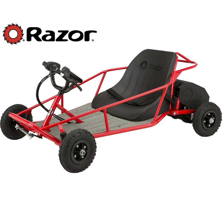 Jeddah, Bicycles, SAR 500,  Razor Dune Buggy USA Cart, Heavy Frame, Dual Battery,  70KG Max Weight, RED &ndash; 250W Motor