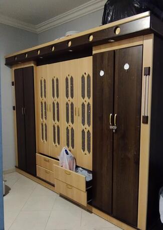 Al Malqa, Furniture, SAR 100,  SAR 100, Furnished, 2 + 1 + 1 Sofa Seater, 2 Royal Throne Chairs, 4 Double Door Almari