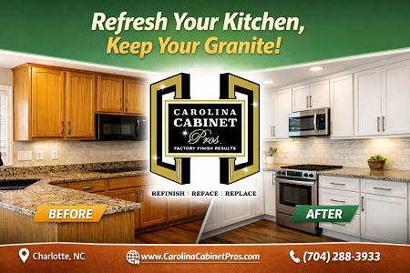 New York, Household, Kitchen Refacing In Charlotte: Update Cabinets, Keep Counters