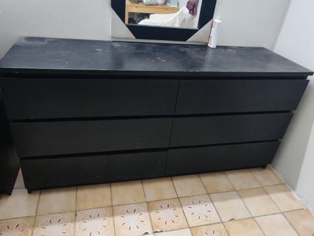 Jeddah, Furniture, SAR 500,  King Size Bed With 2 Side Tables And Mirror Table