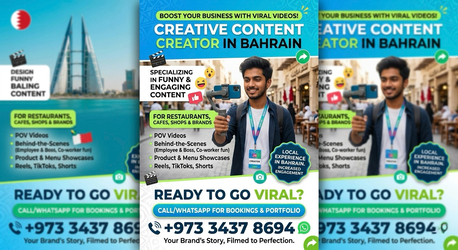 Muharraq, Marketing, Content Creator