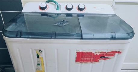 Riyadh, Appliances, SAR 400,  Cheapest Sale 400 Riyal Only Washing Machine White-Westinghouse WW900MT