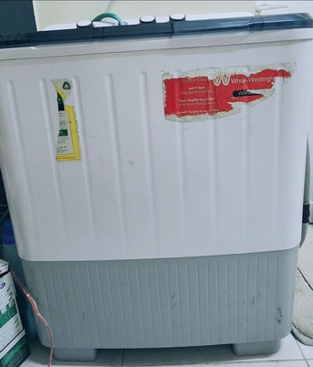 Riyadh, Appliances, SAR 400,  Cheapest Sale 400 Riyal Only Washing Machine White-Westinghouse WW900MT
