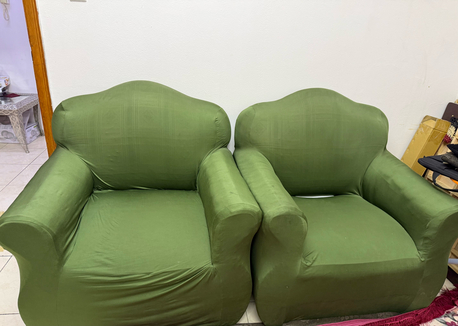 Al Khobar Al Shamalia, Furniture, SAR 150,  Two Single Seater Sofas