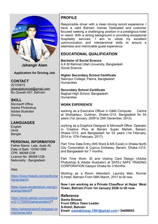 Manama, Job Seekers, I Am Looking House Driving Job Urgent