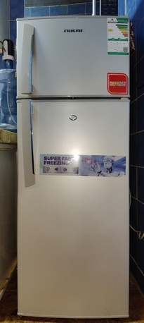 Al Maathar, Appliances, SAR 600,  Nikai Double Door Refrigerator &ndash; Top Freezer